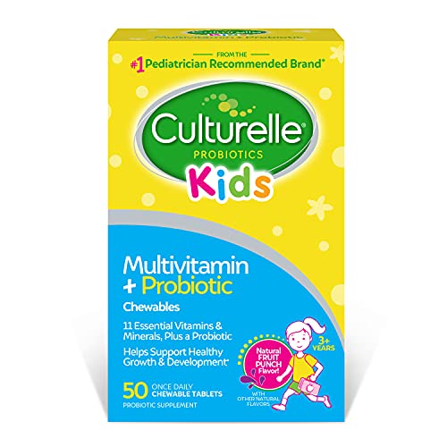 Kids Chewable Multivitamin + Probiotic, 50 Count J756289