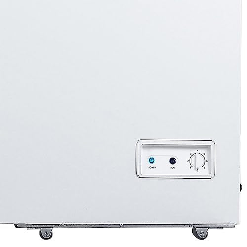 White Chest Deep Freezer with Storage Basket H21949