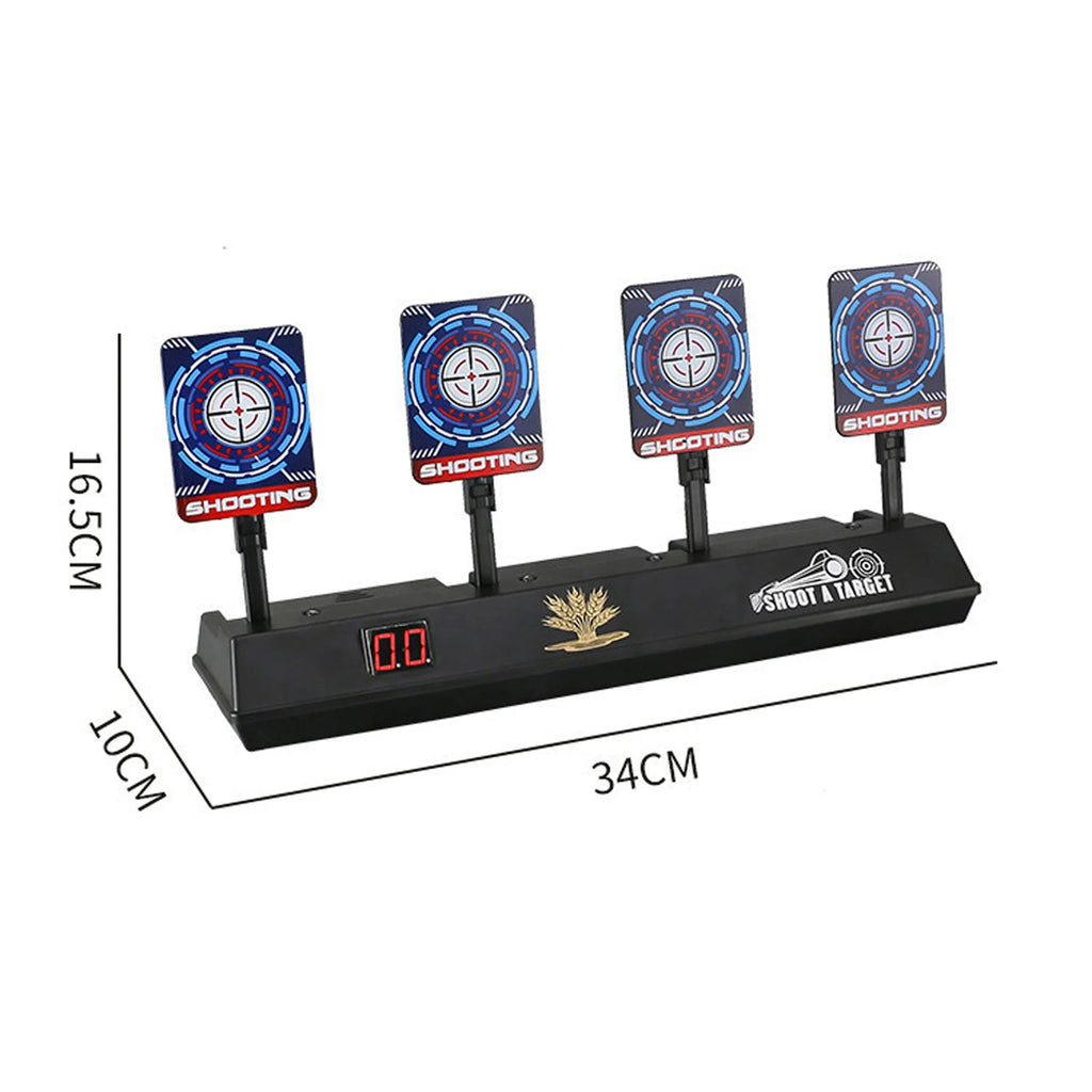 4 Targets LED Light Shooting Targets with Auto Reset H24104
