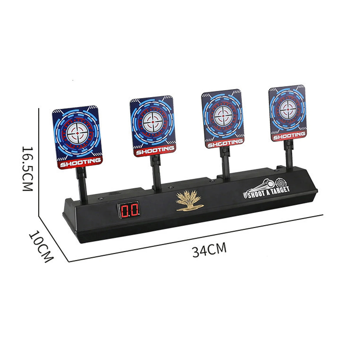 4 Targets LED Light Shooting Targets with Auto Reset H24104