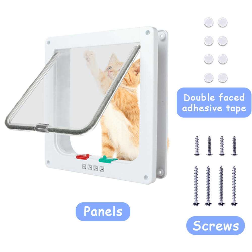 4 Way Locking Cat Door Q431535