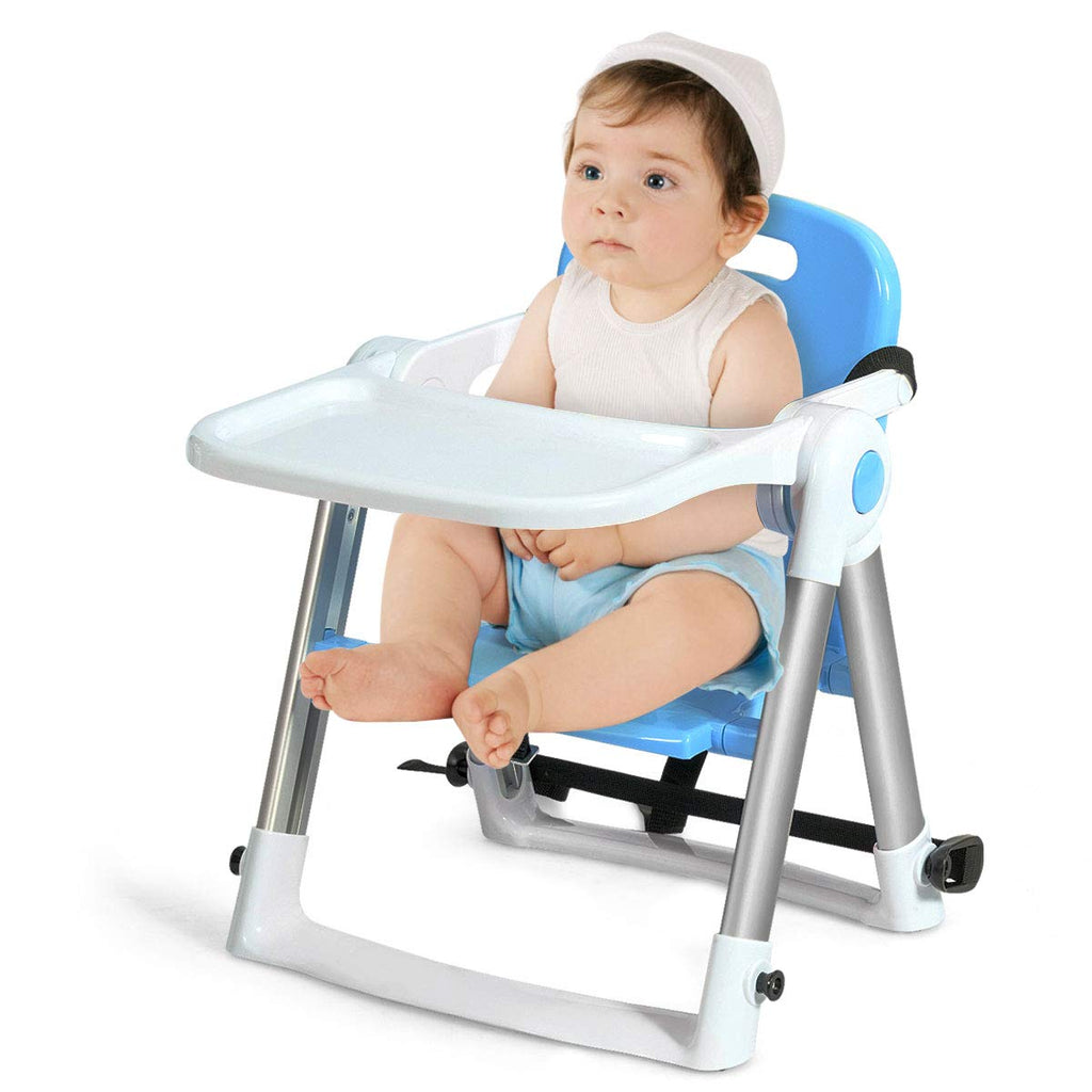 Folding Portable High Chair with Tray and Safety Belt I92211