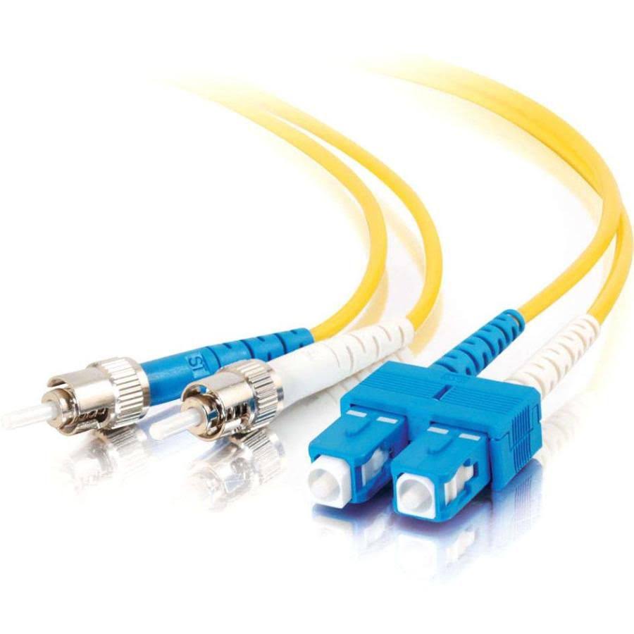 15m SC Duplex Singlemode Fiber Optic Cable Yellow Y74622