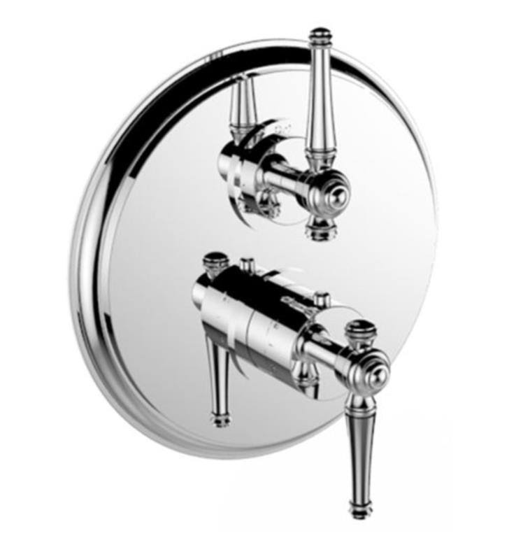Roman Bronze Thermostatic Trim with Volume Control and 2 Way Diverter H957
