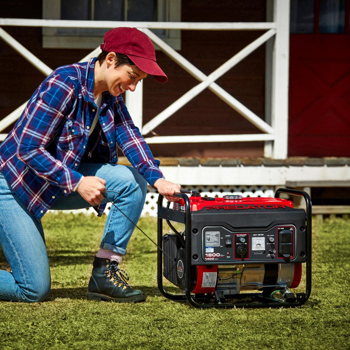 1800 Watt Gas-Powered Portable Generator L77458