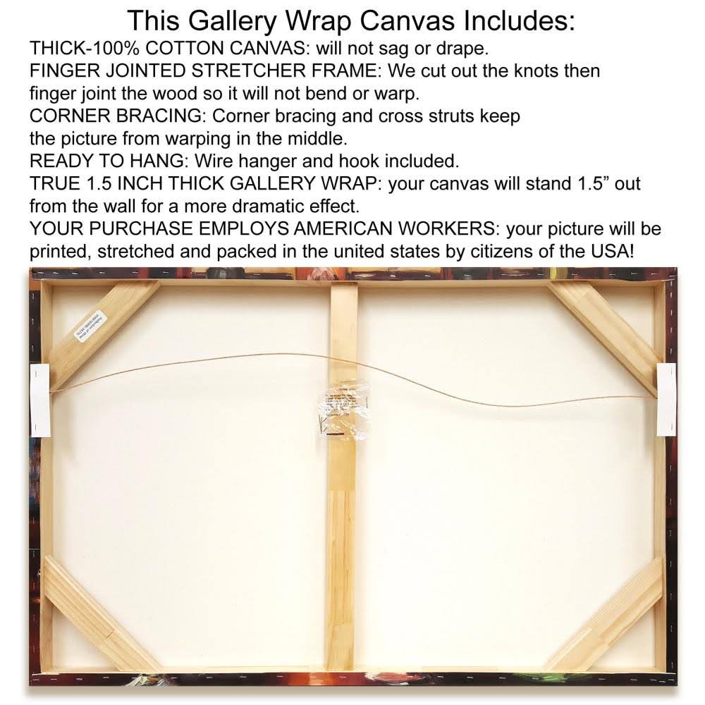 Fine Art Giclee Print on Wrap Canvas P54560