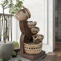 5 Tiered Polyresin Outdoor Water Fountain Z19084