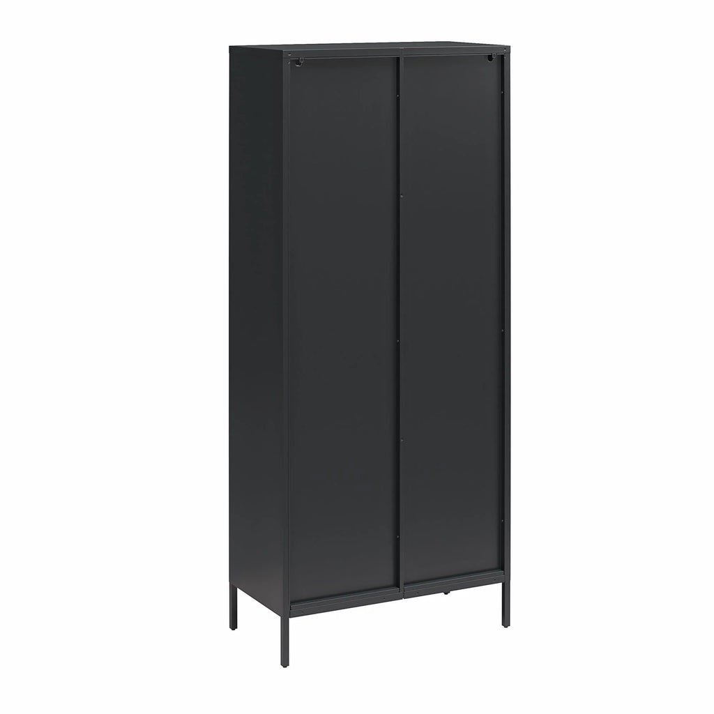 2-Door Accent Cabinet with Fluted Glass O58164