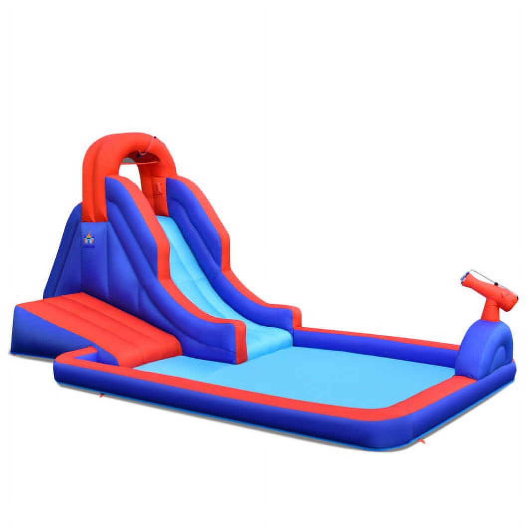 5-in-1 Inflatable Water Slide with Climbing Wall N639538