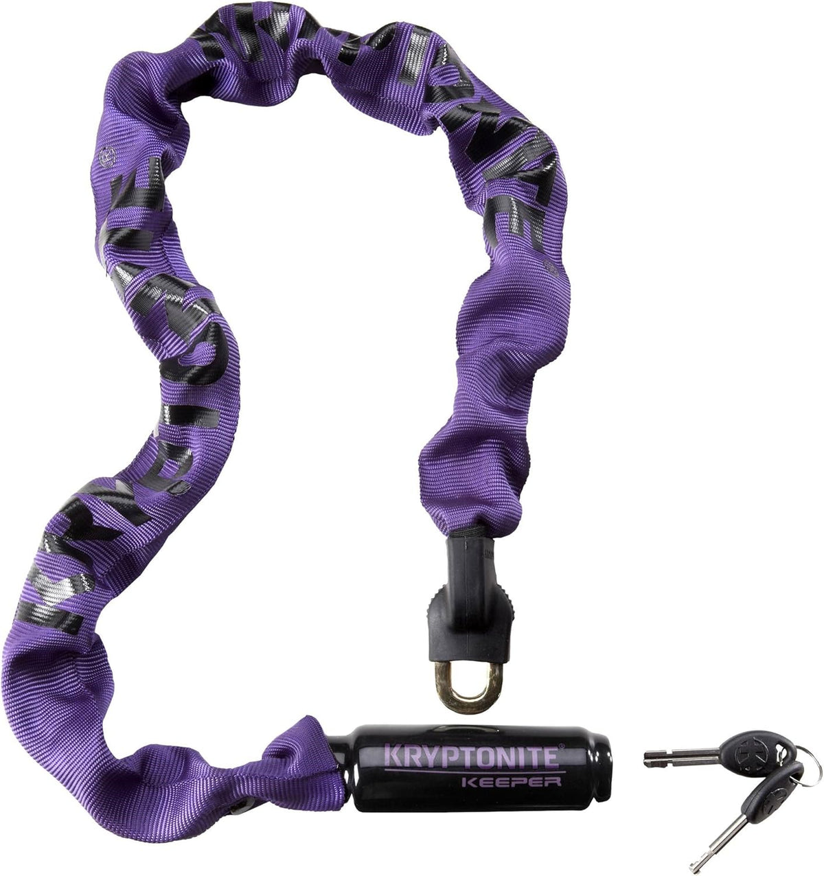 Gray Integrated Bicycle Lock Chain, 33.5-Inch, Pack of 2 L615