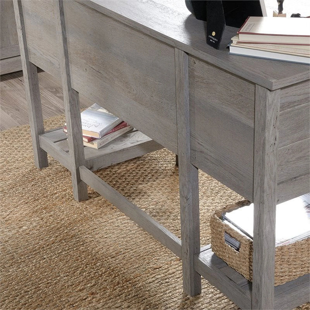 Engineered Wood Writing Desk in Mystic Oak B179616