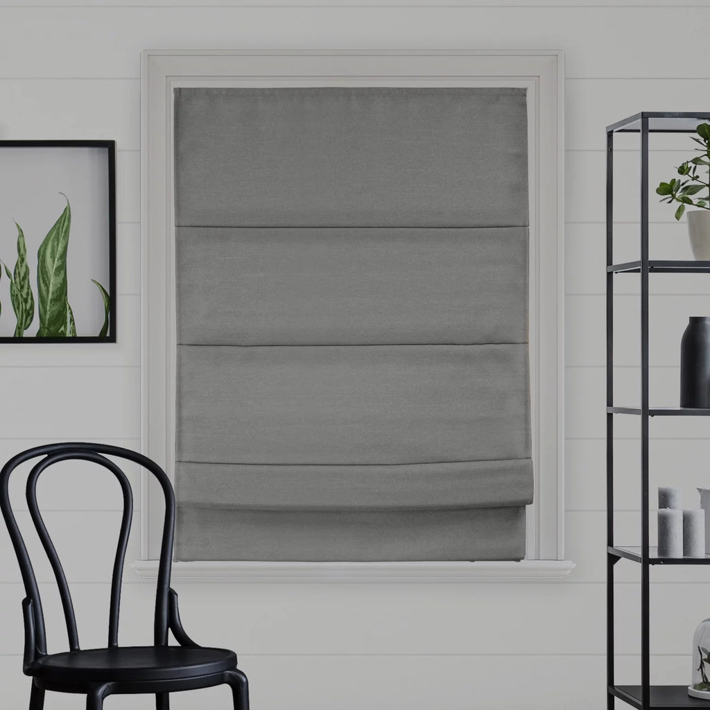 Cordless Blackout Roman Shade 31"W X 64"H A177