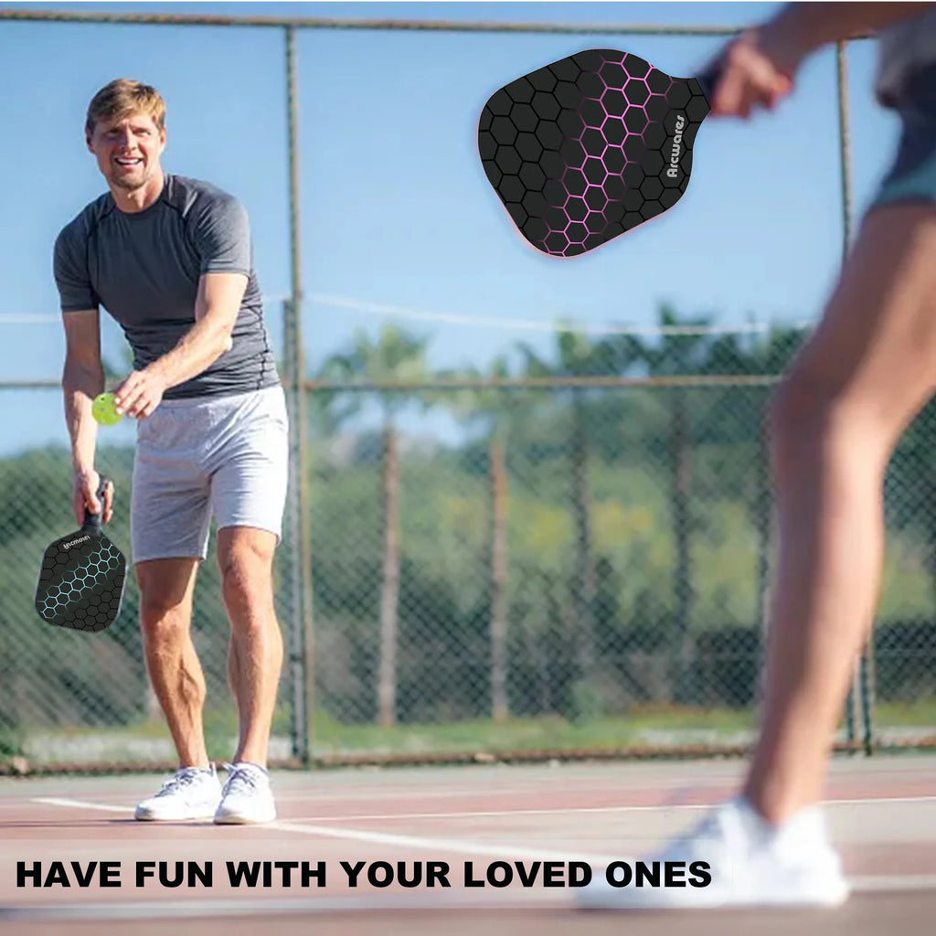Pickleball Paddles Set of 2 with 4 Pickle Balls and Bag M510887