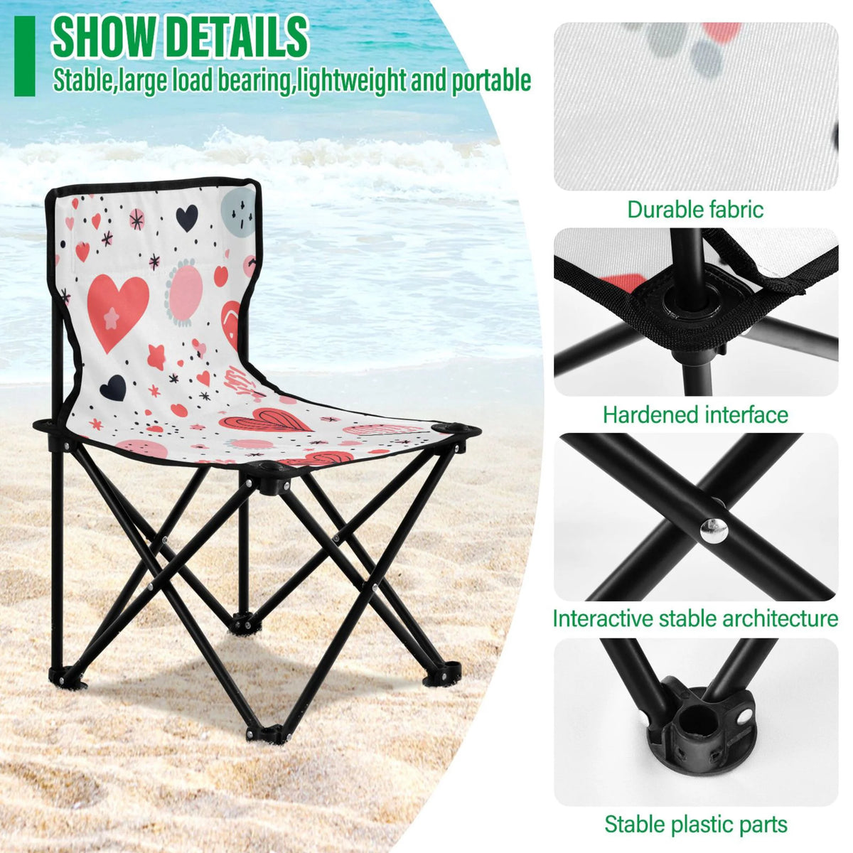 Portable Camping Chair with Carry Bag K643