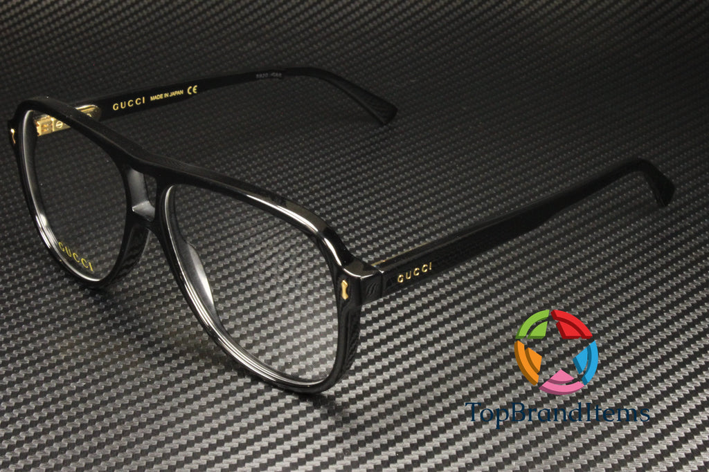 Black 57 mm Men's Eyeglasses N630