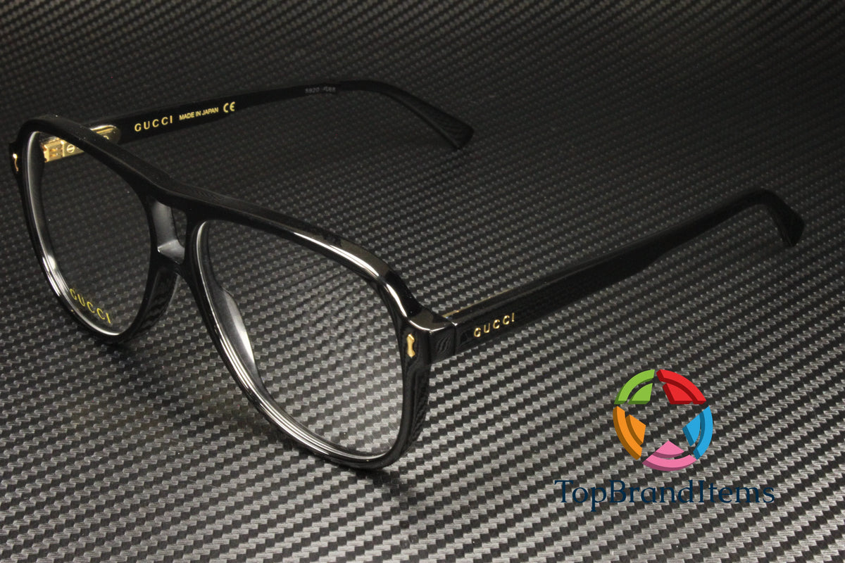 Black 57 mm Men's Eyeglasses N630