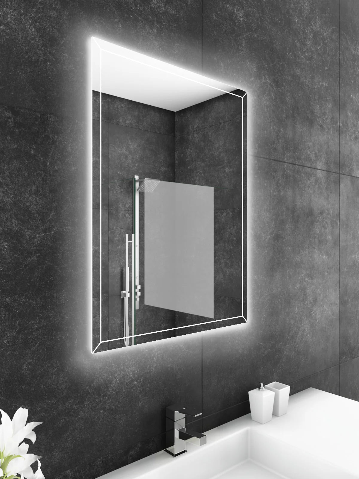 24 x 32 Rectangle Dual Lighted Mirror 6000K P517747