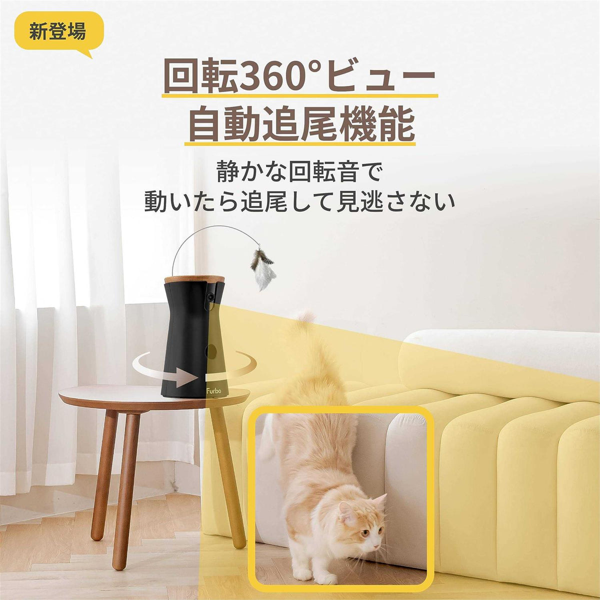 360 View Cat Camera Treat Dispenser J20017