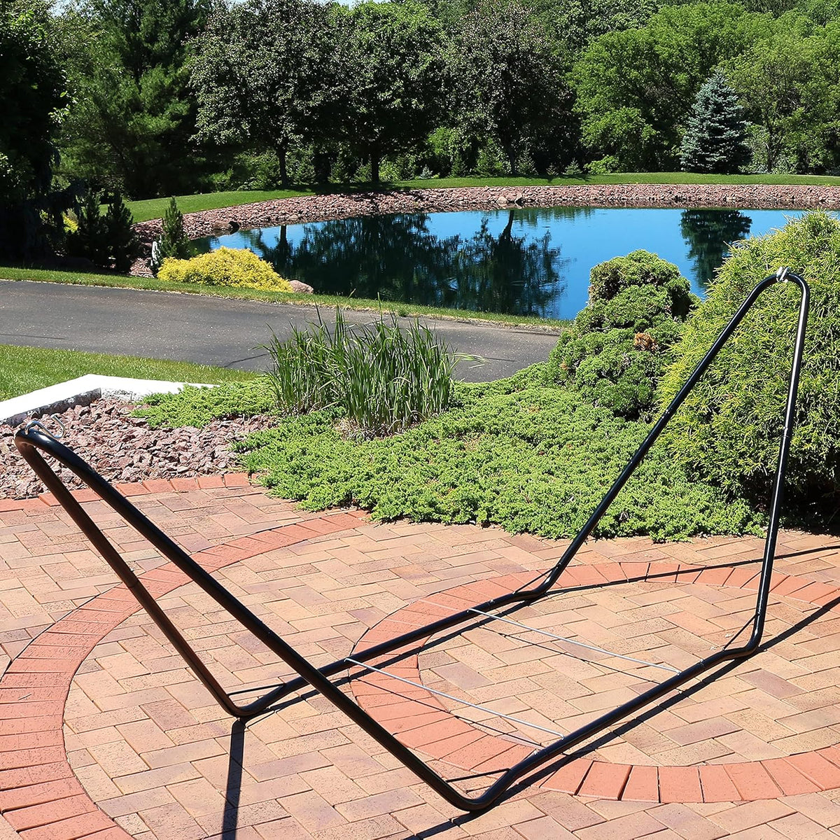 10 Foot Heavy-Duty Steel Hammock Stand R26422