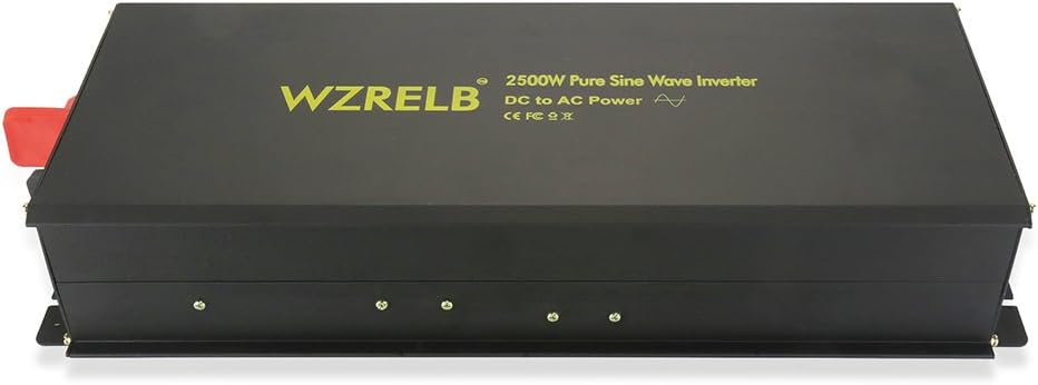 2500W Pure Sine Wave Power Inverter 12V 120V DC AC Converter Y46891