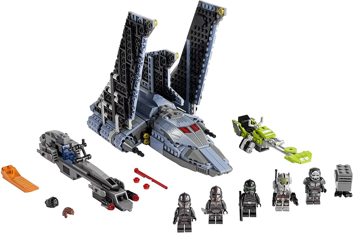 Star Wars Attack Shuttle Building Toy Set with 5 Clones Minifigures F785134