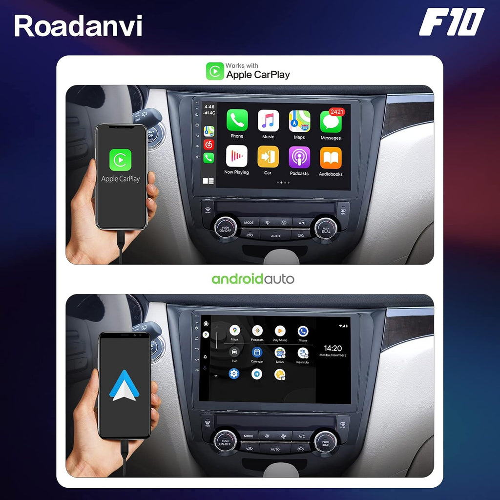 Car Stereo Bluetooth Touch Screen Radio with Carplay Android Auto T966