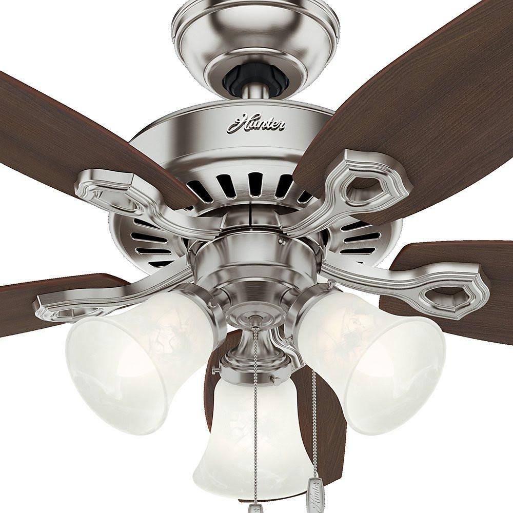 Brushed Nickel 42-Inch Ceiling Fan with Five Blades U124387