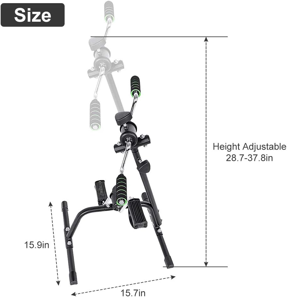 Adjustable Pedal Exerciser Indoor Cycling Fitness Equipment Y932