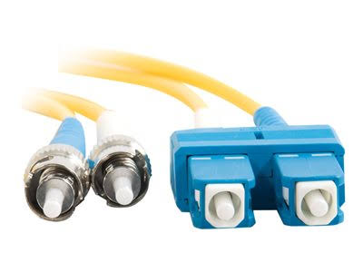 15m SC Duplex Singlemode Fiber Optic Cable Yellow Y74622