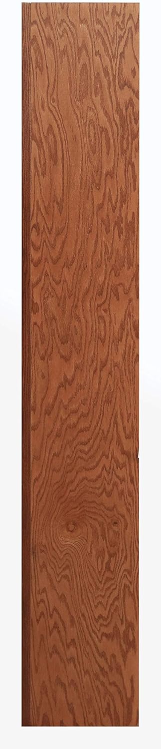Five Shelf Bookcase 72" H Dry Oak Finish I402