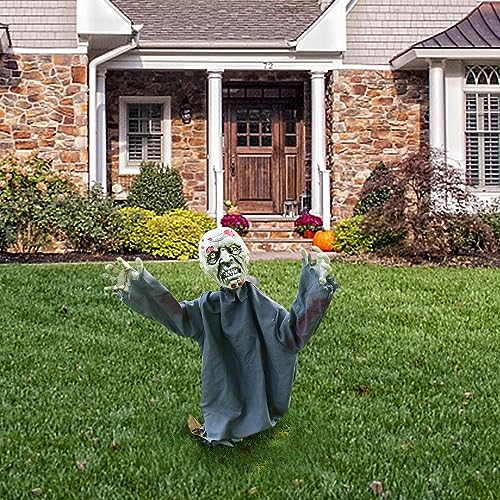 Animated Halloween Decoration 23inch Beige J912472
