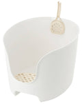 White High Wall Cat Litter Box D982648