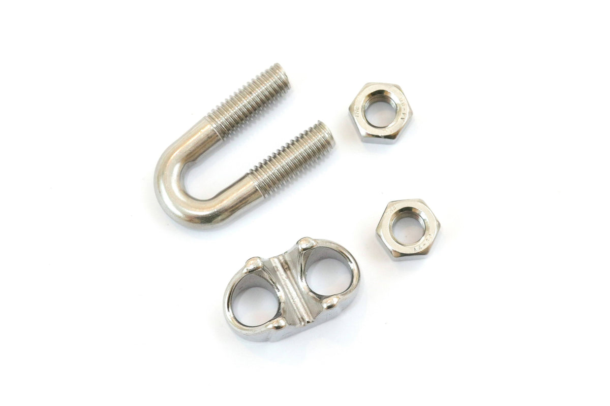 Stainless Steel Wire Rope Cable Clips 1/4 Inches 6mm R6900