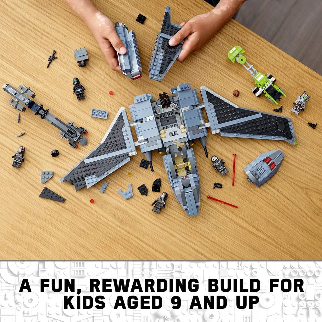 Star Wars Attack Shuttle Building Toy Set with 5 Clones Minifigures F785134