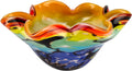 8” Mouth-Blown Art Glass Bowl F786780