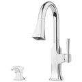 Polished Chrome Pull-Down Kitchen Faucet Q61014