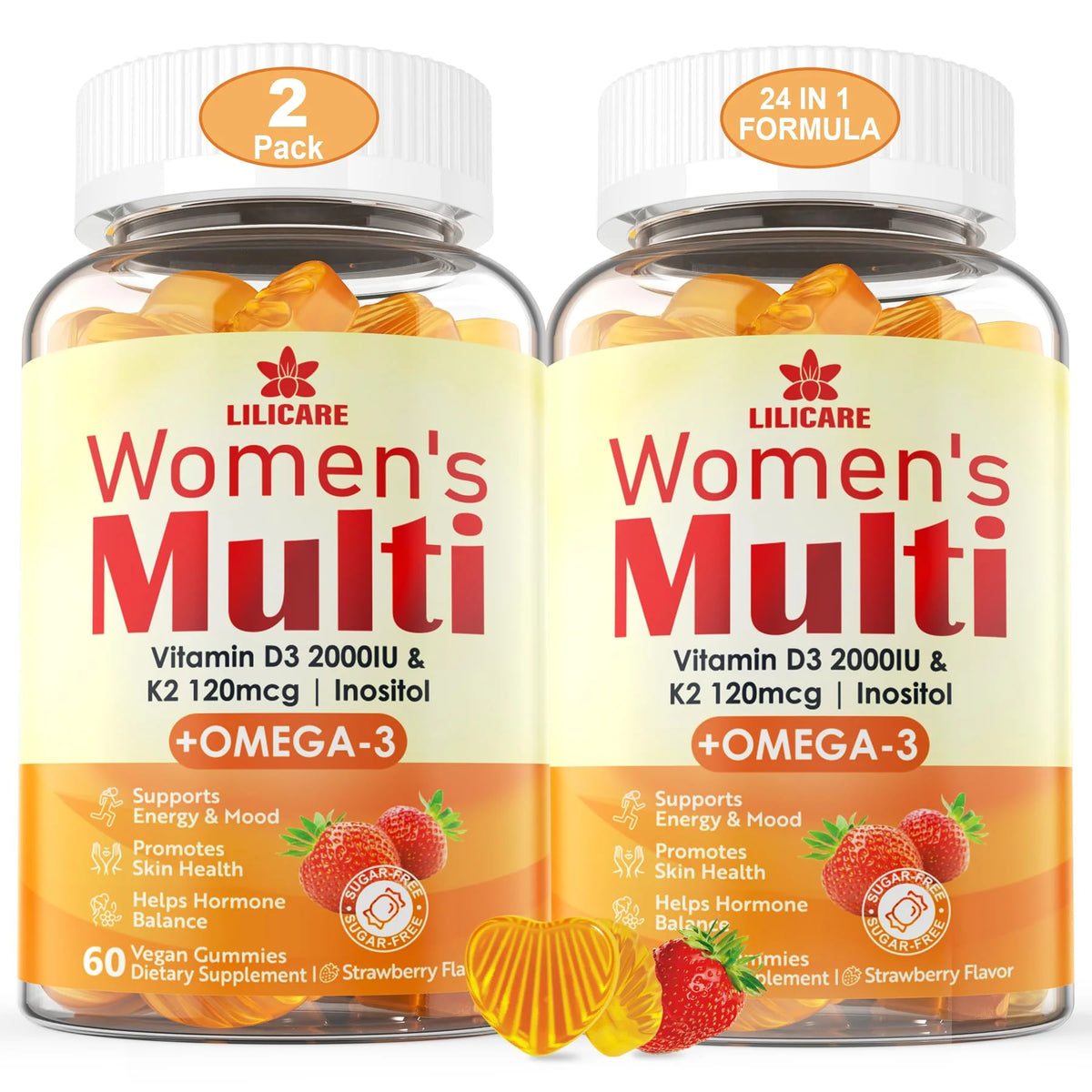 Sugar-Free Multivitamin Gummies 120 Count X9921