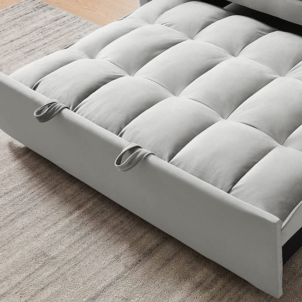 Velvet Loveseat Sofa Couch With Toss Pillows Y355859