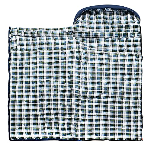 100% Cotton Flannel XXL Sleeping Bag U9324