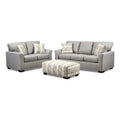 Gray 2 Piece Sofa & Loveseat Set E47573