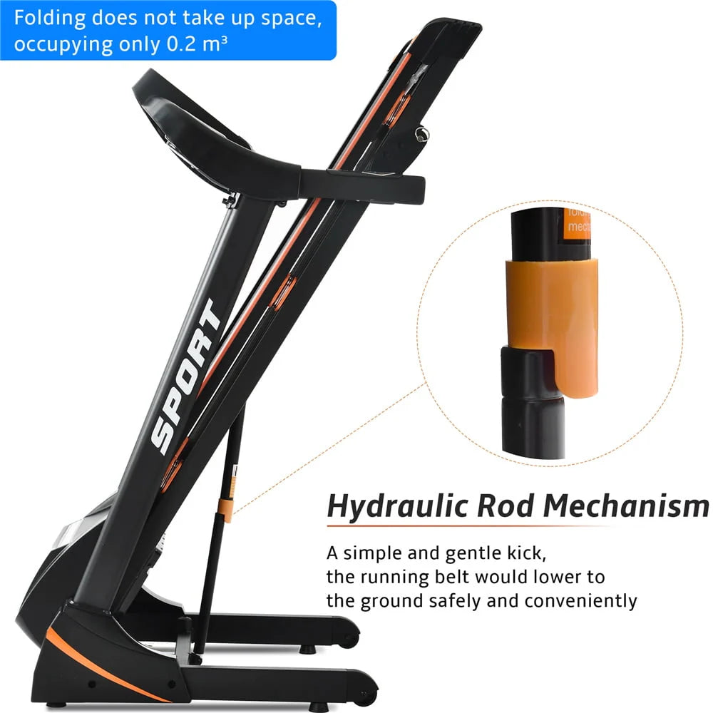 Folding Electric Treadmill with Incline R772819