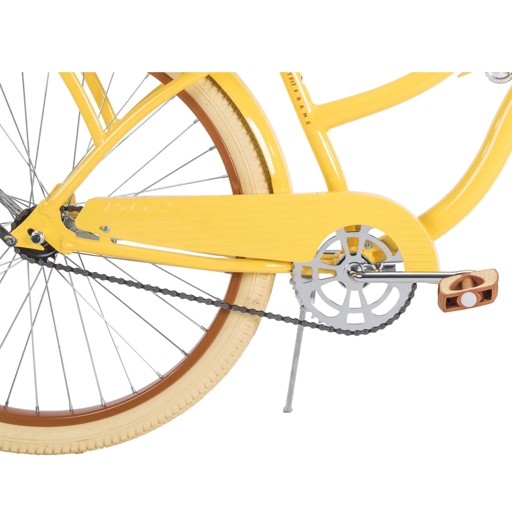 Yellow 26 Inch Cruiser Bike X38761