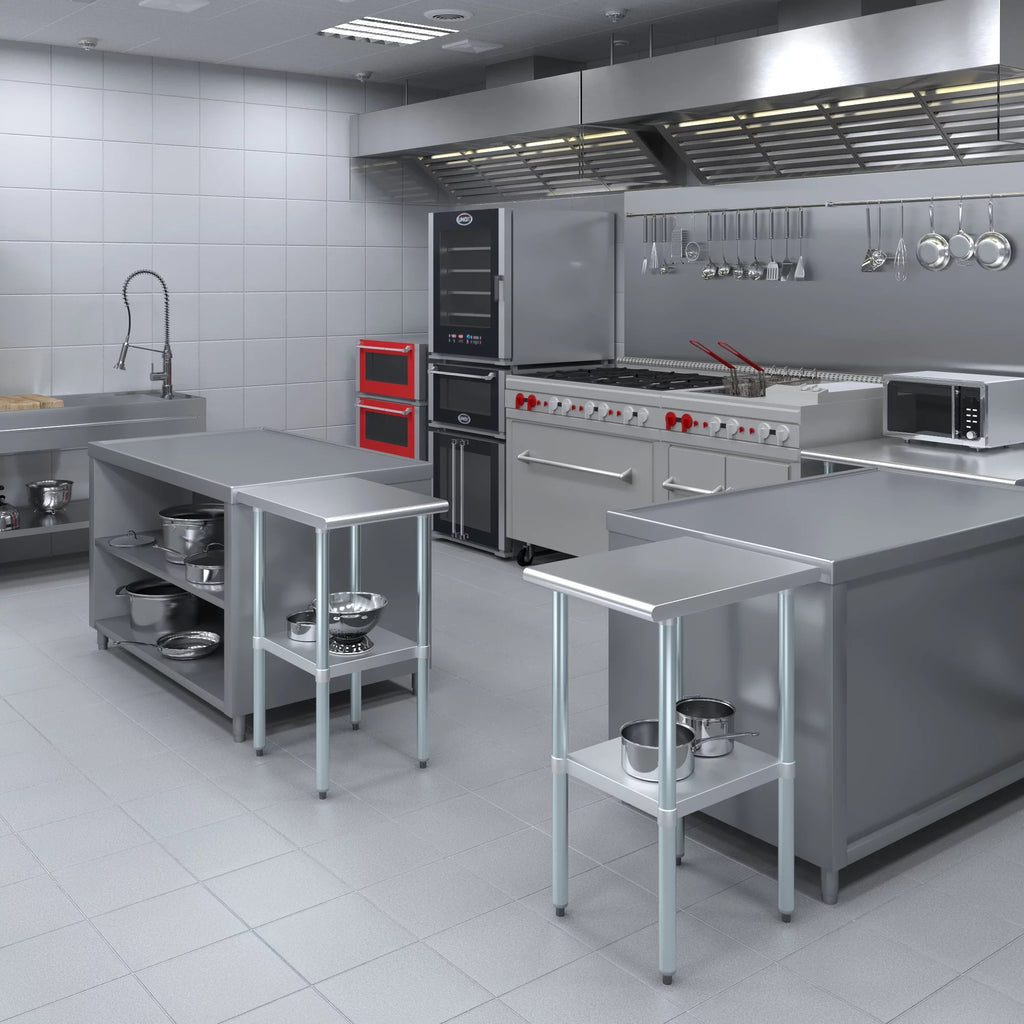 Stainless Steel Work Table with Undershelf Q9292