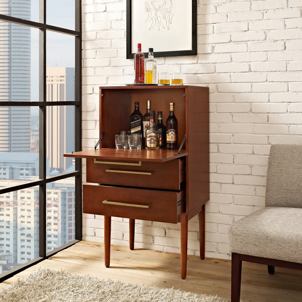 Mahogany Spirit Cabinet K86448