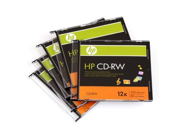 100-pk 12x CD-RW Rewritable Blank Disc 700MB in Slim Jewel Case U308032