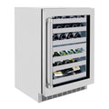 24 Bottle Dual Zone Wine Cooler with Stainless Steel Glass Door S859780