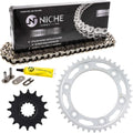 Drive Sprocket Chain Combo Front 16 Rear 42 Tooth 530HZ Standard 120 Links Pack of 2 F8475