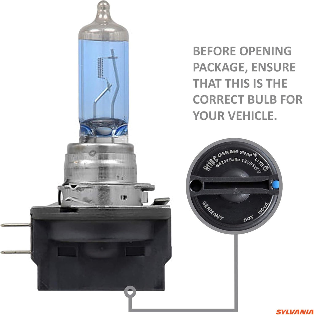 H11B Halogen Headlight Bulb, 2 Pack P99844