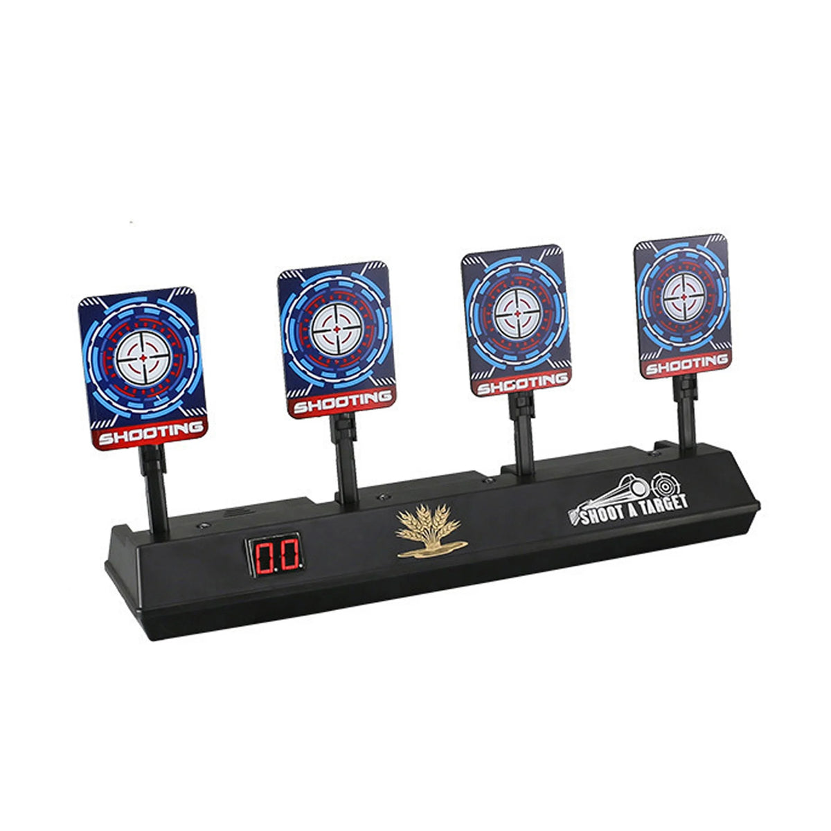 4 Targets LED Light Shooting Targets with Auto Reset H24104