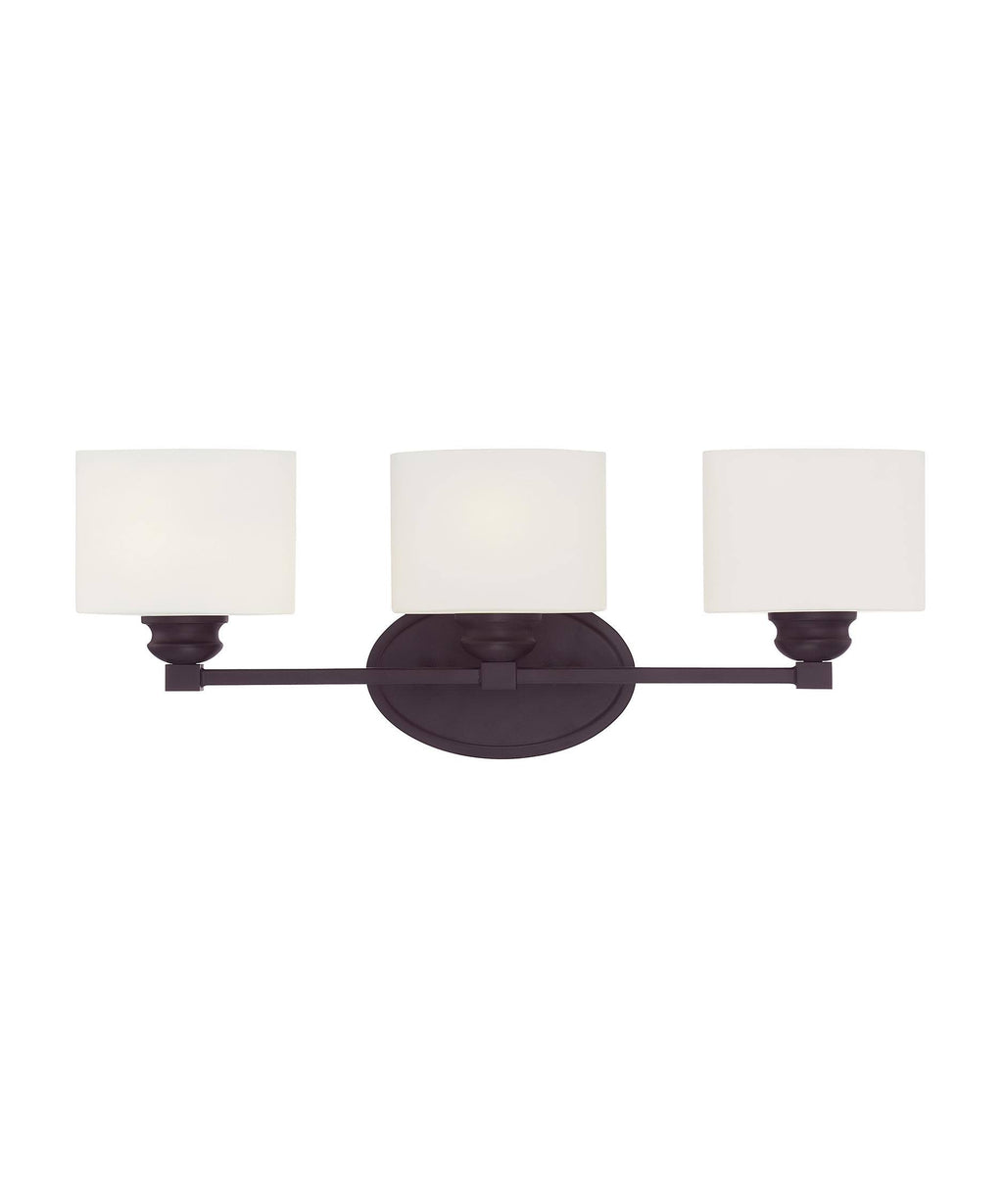 3 Light Bath Bar, English Bronze S8148